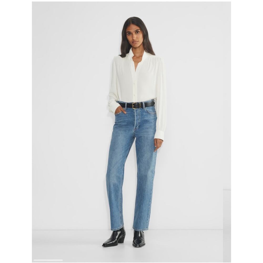Aritzia Denim Forum The Arlo Hi-Rise Straight Jean Size 28